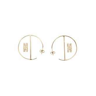 Elisabetta Franchi Or-08-B46E2-V240 Oorbellen - Dames - Oorbellen - Geel - ONE Size - Accessoires