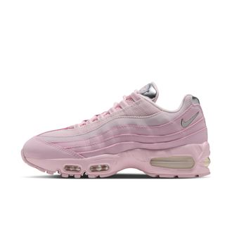 Nike Womens Air Max 95 Big Bubble Chrome Shoes in Pink | IV3305-600