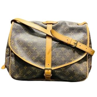 Louis Vuitton Pre-owned Cross Body Bags, female, Brown, Size: ONE SIZE Pre-owned Vintage Monogram Shoulder Bag