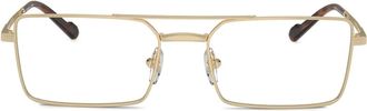 Vogue Eyewear rectangle frame glasses - Gold