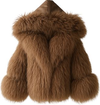Wanan Luxury Cappotto Arianna camel in mongolia-Donna