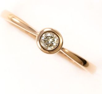 C&A Pink Gold Pink Gold (10K) Band Ring (Pre-Owned)