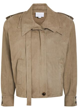 Stella McCartney Stella Mccartney Double-layer Suede Jacket - Brown - 42 (UK10 / S)