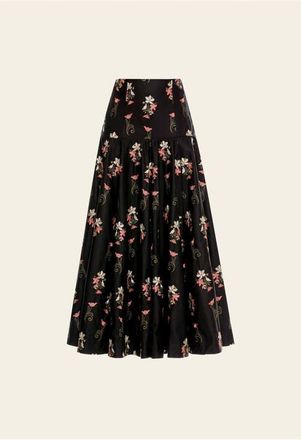 Agua Bendita Nacar Noche Maxi Skirt in Black at Nordstrom, Size X-Small