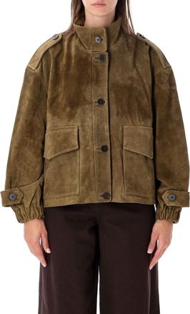 Sessun Aland Boxy Cropped Flap Pocket Jacket
