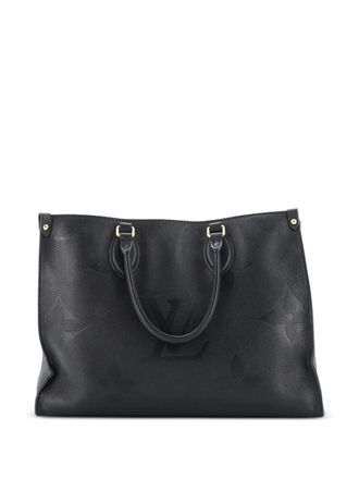 Louis Vuitton OnTheGo Monogram Empreinte Giant MM tote bag - Nero