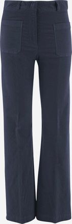 Ql2 Quelledue broek van stretchkatoenfluweel