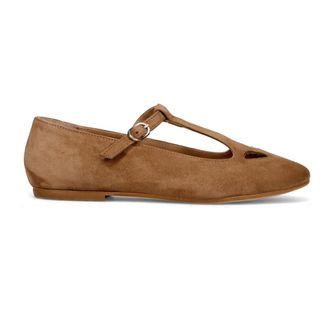 Sangiorgio Ballerinas, female, Brown, Size: 10 US 703Piccola 14 Sella
