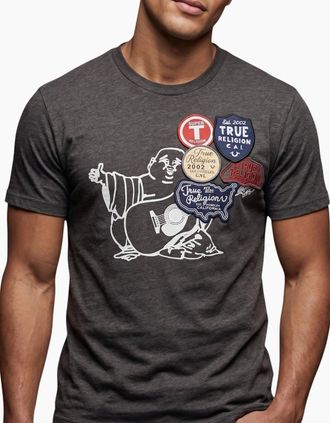 True Religion Mens True Religion 109553 Mens T Shirts - Tan - Size: 38