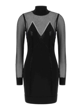 Elisabetta Franchi Dress With Transparencies