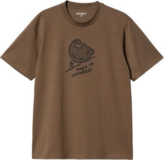 Carhartt Work in Progress Hombre, Camisetas, Marrón, Talla: M