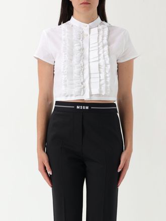 Msgm Camicia Msgm in cotone con plastron