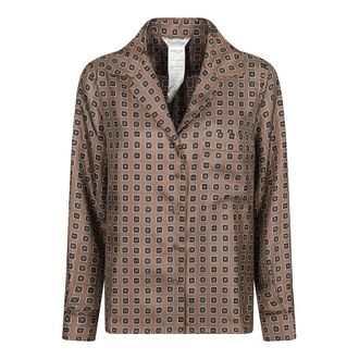 Max Mara Shirts, female, Brown, Size: 2XS Mxmdisco Shirt