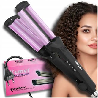 OEM Rizador De Pelo De Cer&aacute;mica Kemei, 55w, Tpc 200