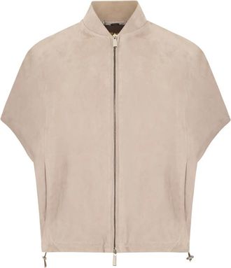 Moorer Coats - Dames - Ponchos - Beige - S - Jassen