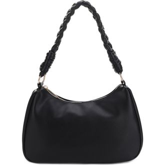 Mali + Lili Sarah Vegan Leather Shoulder Bag in Black at Nordstrom Rack
