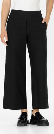 Stehmann Stoffhose STEHMANN Fabienne3-700, Damen, Gr. 36, N-Gr, schwarz, Web, Obermaterial: 65% Baumwolle, 31% Polyamid, 4% Elasthan, unifarben, normal 7/8-L&auml;n