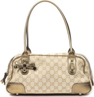 Gucci Pre-owned Womens Princy Boston Shoulder Bag - Beige - One Size