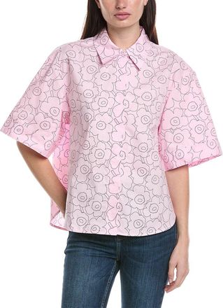 Marimekko Standardi Piirto Unikko Button Front Shirt