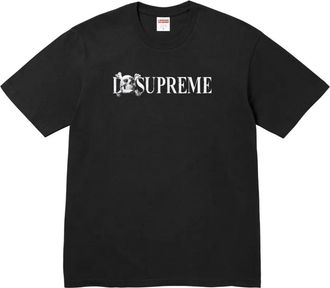 SUPREME T-shirt met logoprint - Zwart