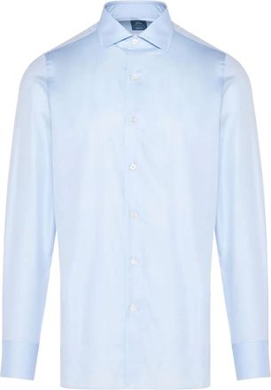 Finamore Camicia con colletto button-down - Blu