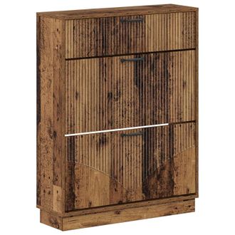 vidaXL Armario Zapatero Hoorn 78 X 24 X 100 Cm Madera De Ingenier&iacute;a Vidaxl