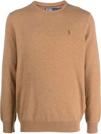 Ralph Lauren Heren, Truien, Bruin, Maat: XL Wol