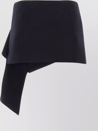 Prada wool asymmetric mini skirt