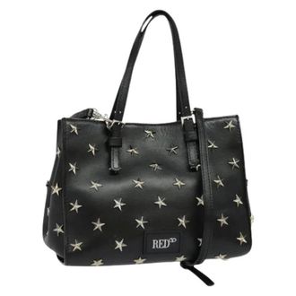 Valentino Tweedehands leren handtassen - Dames - Pre-owned - Zwart - Maat: ONE Size Leer
