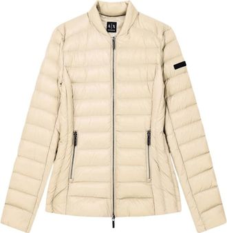 A|X Armani Exchange Piumino Slim Fit in Nylon Leggero - - Jackets - Donna - Beige - XS