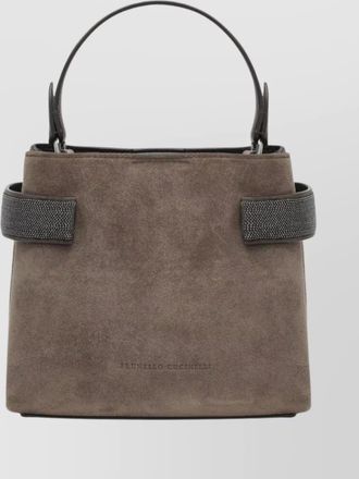 Brunello Cucinelli small structured bag top handle