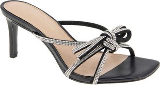 BCBGeneration Selma Slide Sandal in Black/Clear at Nordstrom, Size 8