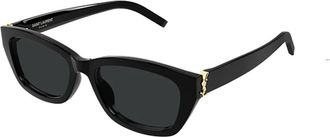 Saint Laurent M153 Zonnebril - unisex - Zonnebrillen - Zwart - 53 MM - Nylon - Accessoires