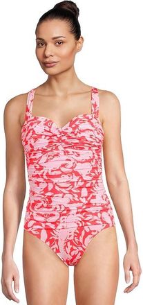Lilly Pulitzer Solaria One-Piece Womens Swimsuits One Piece Cane Coral Crab Collab : 16, Nylon/Spandex