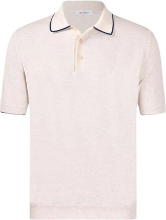 Gran Sasso Polo shirt met korte mouwen - Heren - Polos - Beige - 2XL - Katoen - Tops