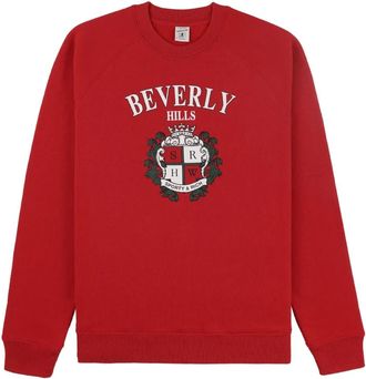 Sporty & Rich Felpa Beverly Hills - Rosso