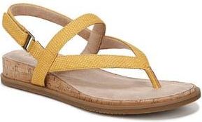 Naturalizer Carolyn Slingback Sandal in Yellow Faux Leather at Nordstrom Rack, Size 6.5