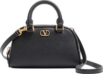 Valentino Garavani Brown VLogo Mini Satchel
