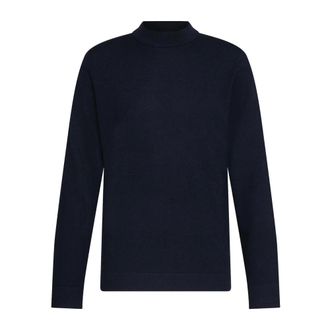 Drykorn Truien & Vesten, Heren, Blauw, XL, Wol, Navy Merinowol Coltrui