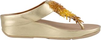 FitFlop Platino Rumba Ombre leren teenslippers voor dames (Beige)