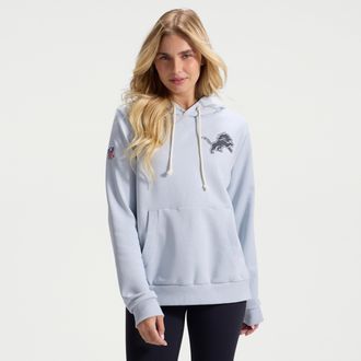 Nike Detroit Lions Rivalries Collection Sideline Nike Womens Dri-FIT NFL Pullover Hoodie in Grey | 03C307R9J-CYU