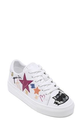Karl Lagerfeld Cate Ikonic Sneaker in Bright White at Nordstrom Rack, Size 9.5