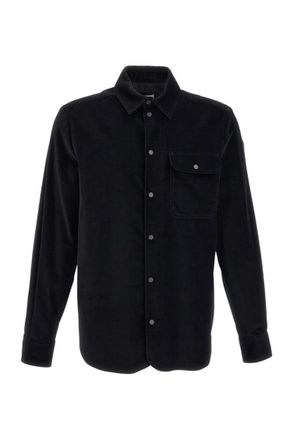 Moncler Black Regular Corduroy Overshirt