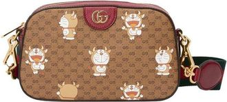 Gucci (WMNS) Gucci x Doraemon Small Shoulder Bag Ebony Beige 574886-2TTBG-9796