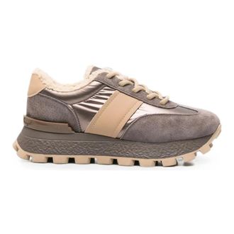 Sergio Moretti Schoenen, Dames, Bruin, 37 EU, Sneakers