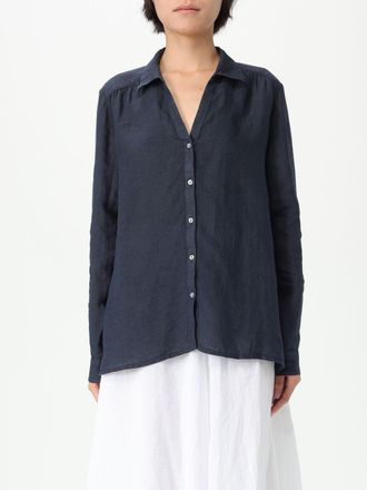 120% Lino Shirt 120% LINO Woman color Blue