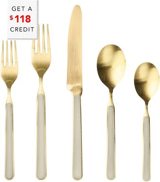 Mepra 20Pc Fantasia Ice Flatware Set With $118 Credit