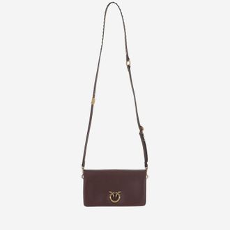 Pinko Pinko Leather Bag With Logo