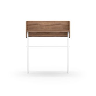 HERDASA Consola De Entrada Fabricada En Melamina Y Madera De Haya, Modelo Danish (789) De Herdasa. Nogal-blanco