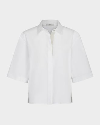 Vince Short-Sleeve Button-Front Shirt